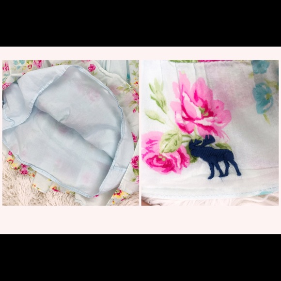 ABERCROMBIE Girls Summer Dress Floral Size S - Picture 6 of 6